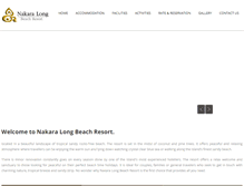 Tablet Screenshot of lantalongbeach.com